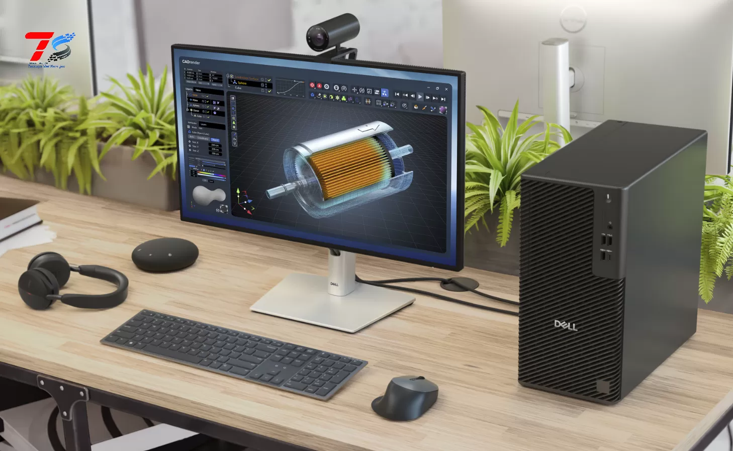 M&aacute;y t&iacute;nh trạm Dell Pro Precision 7 Tower T1 PW7T1260 (71101469) Ultra7-265/16GB/512GB SSD/A1000 8GB/260W PSU/Win 11 Pro/3Y